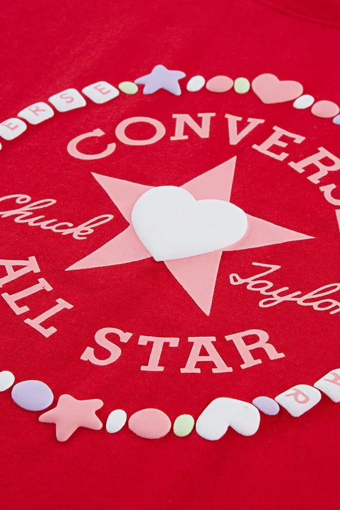 Converse Детска тениска в червено 4CJ522