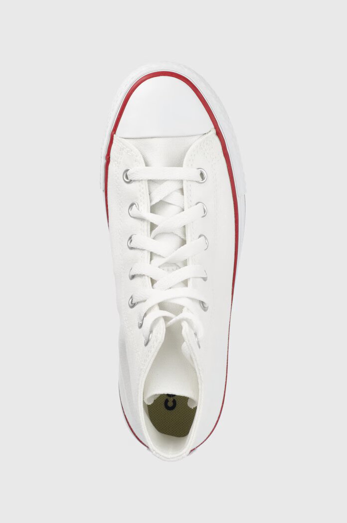 Converse Детски високи кецове Chuck Taylor All Star Lift в бяло