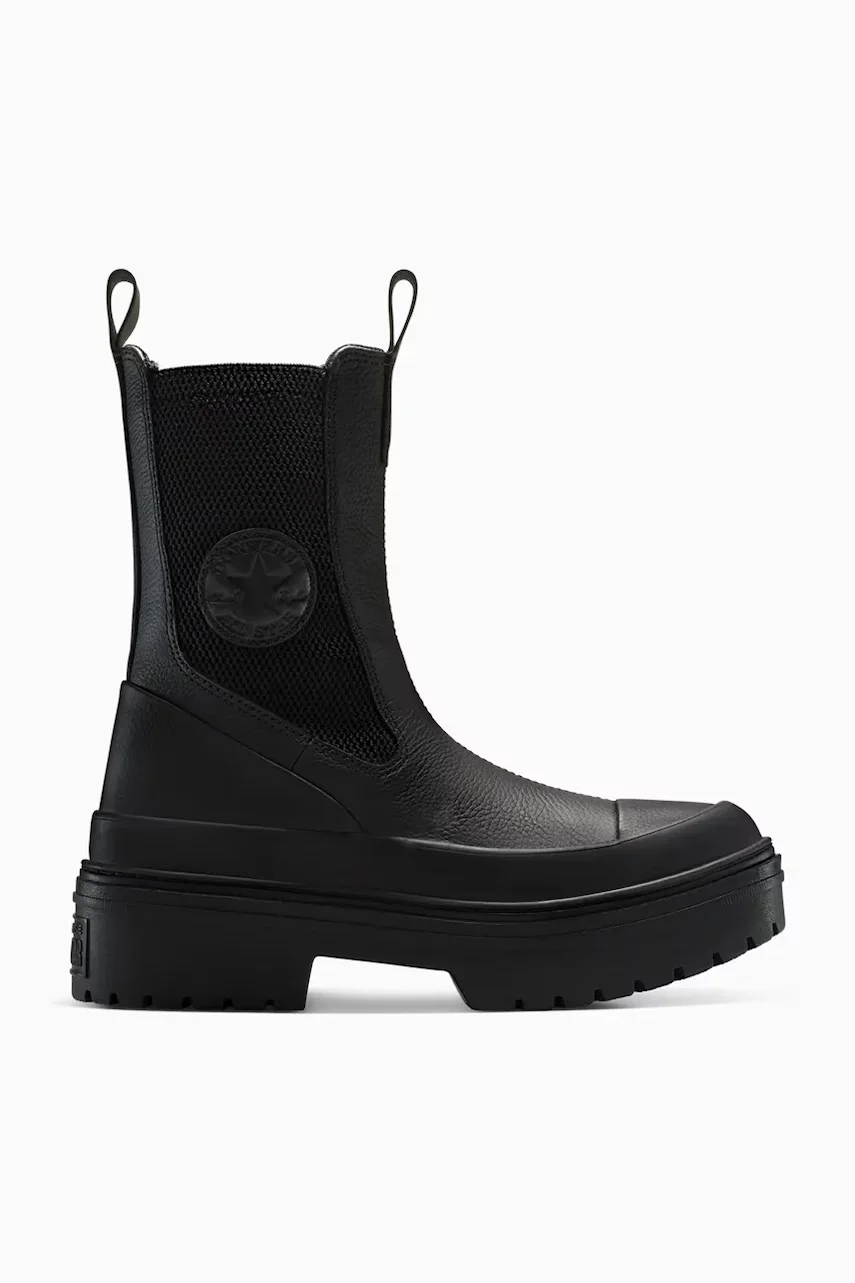 Converse Кожени боти челси Chuck Taylor All Star Lugged Heel Nu