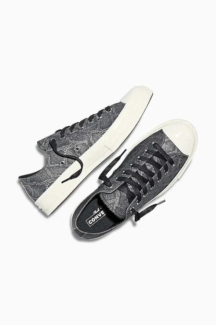 Converse Кожени кецове Chuck 70 в черно A16637C