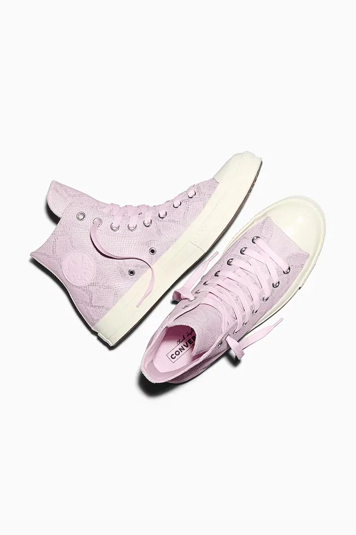 Converse Кожени кецове Chuck 70 в розово A16636C
