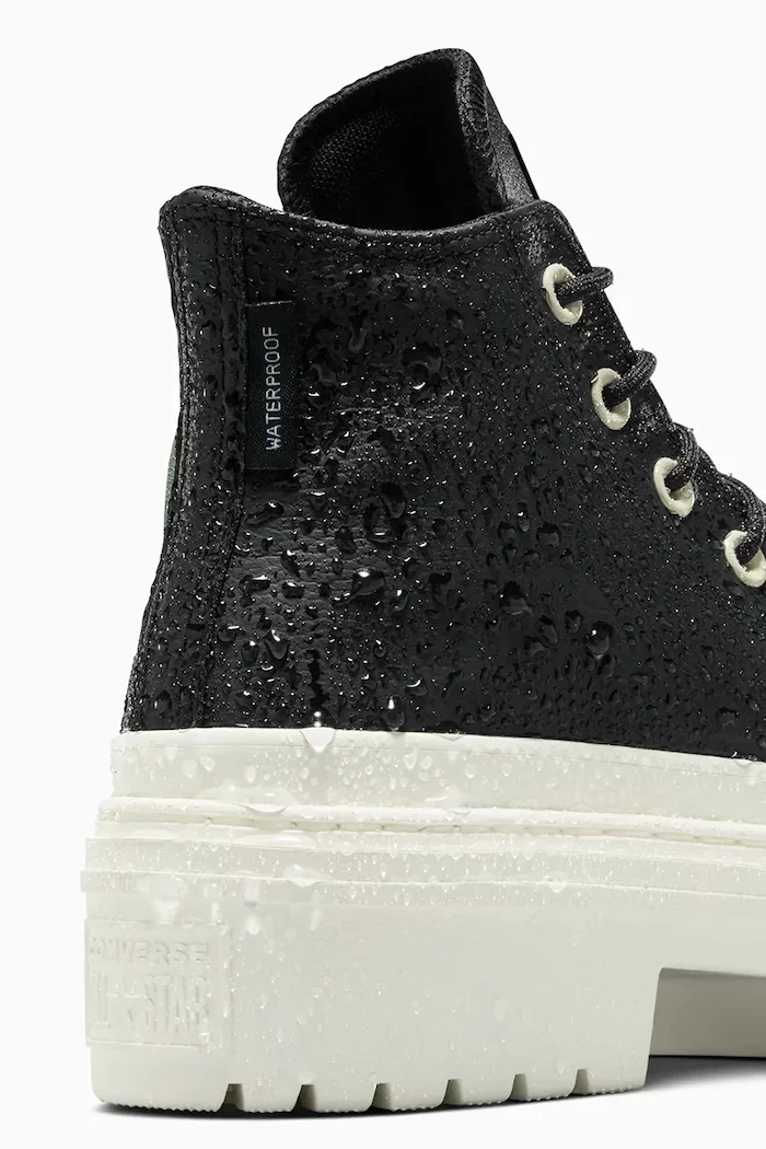 Converse Кожени кецове Chuck Taylor All Star Lugged Heel в черно A12328C
