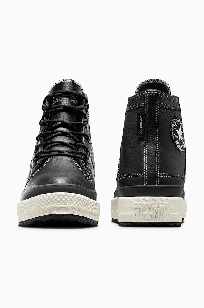 Converse Кожени маратонки Chuck Taylor All Star Equip Waterproof в черно A08555C