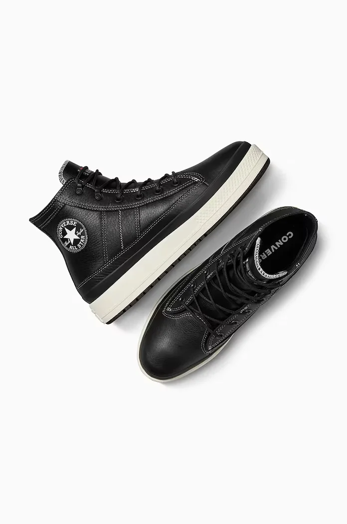 Converse Кожени маратонки Chuck Taylor All Star Equip Waterproof в черно A08555C