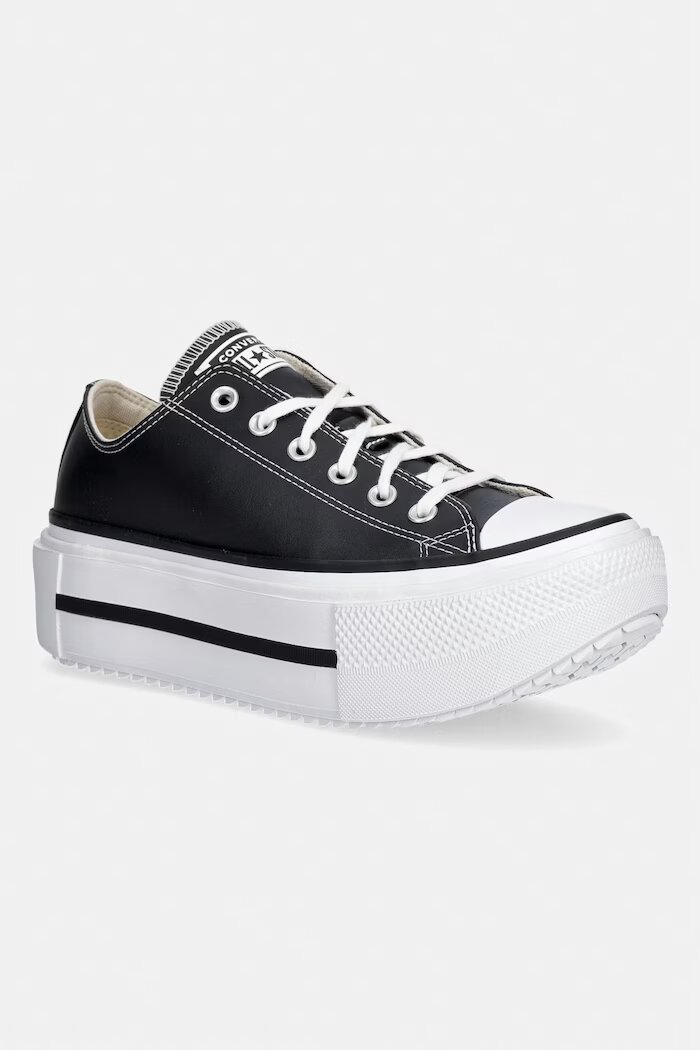 Converse Ниски кецове Ctas Double Stack в черно A19244C
