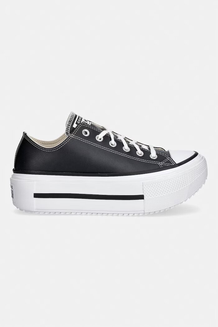 Converse Ниски кецове Ctas Double Stack в черно A19244C