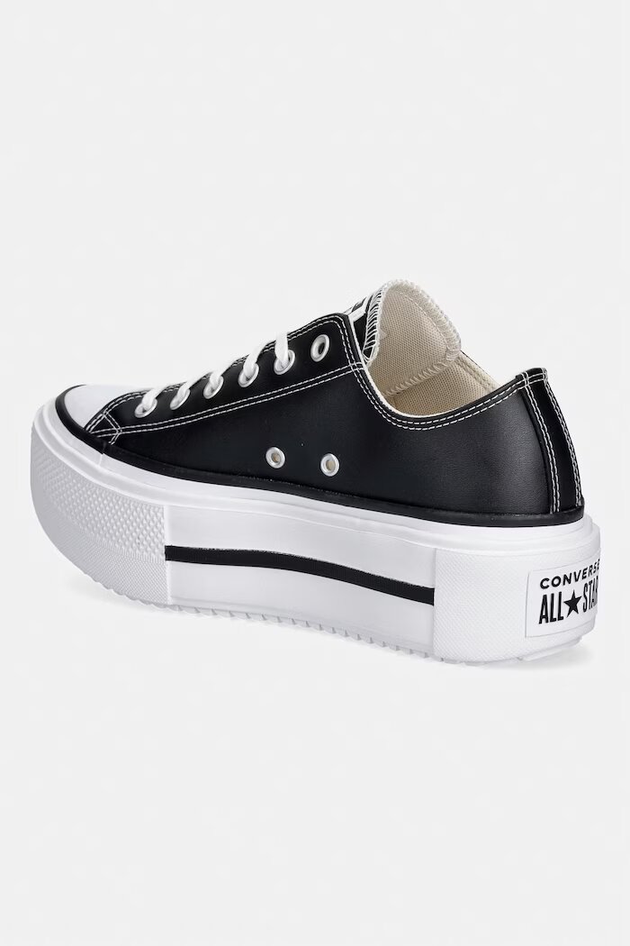 Converse Ниски кецове Ctas Double Stack в черно A19244C
