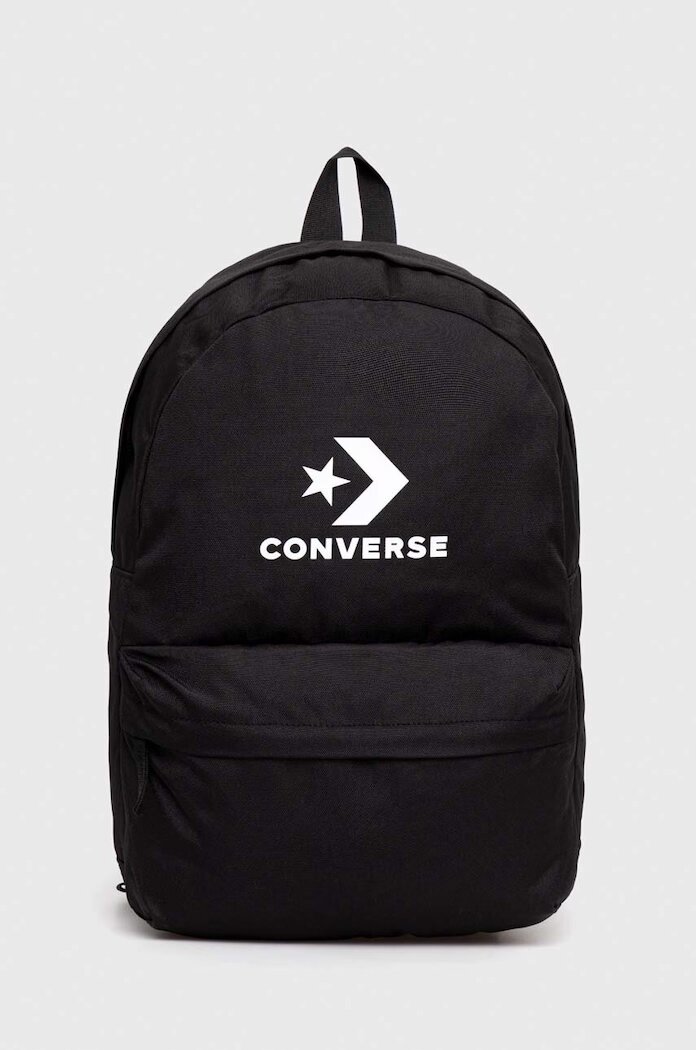 Converse Раница в черно голям размер с принт