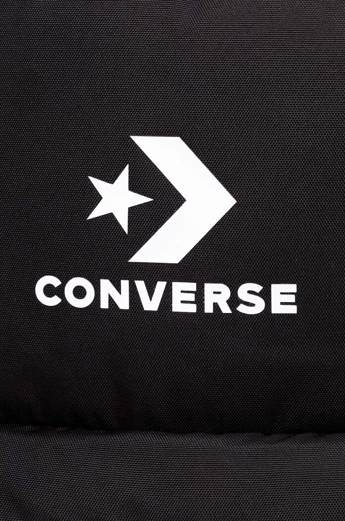 Converse Раница в черно голям размер с принт