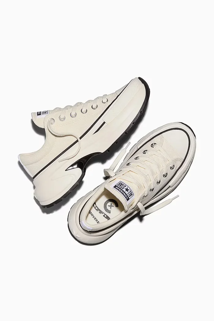 Converse Run Star Crush OX ниски кецове бели ниски с платформа A19266C