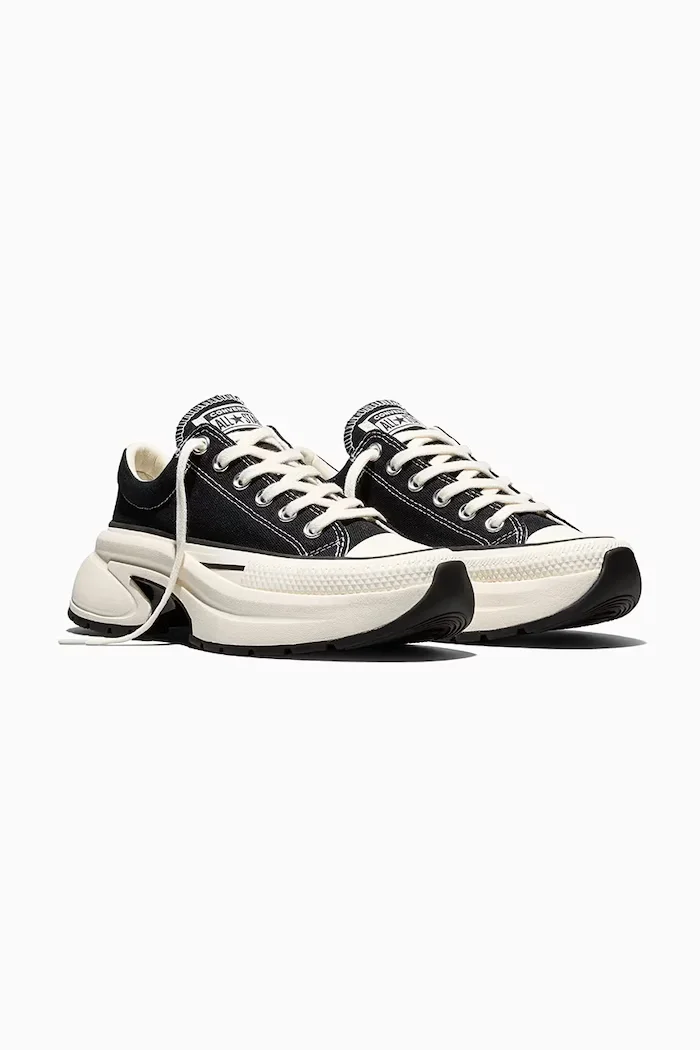 Converse Run Star Crush OX ниски кецове черни ниски с платформа A18465C