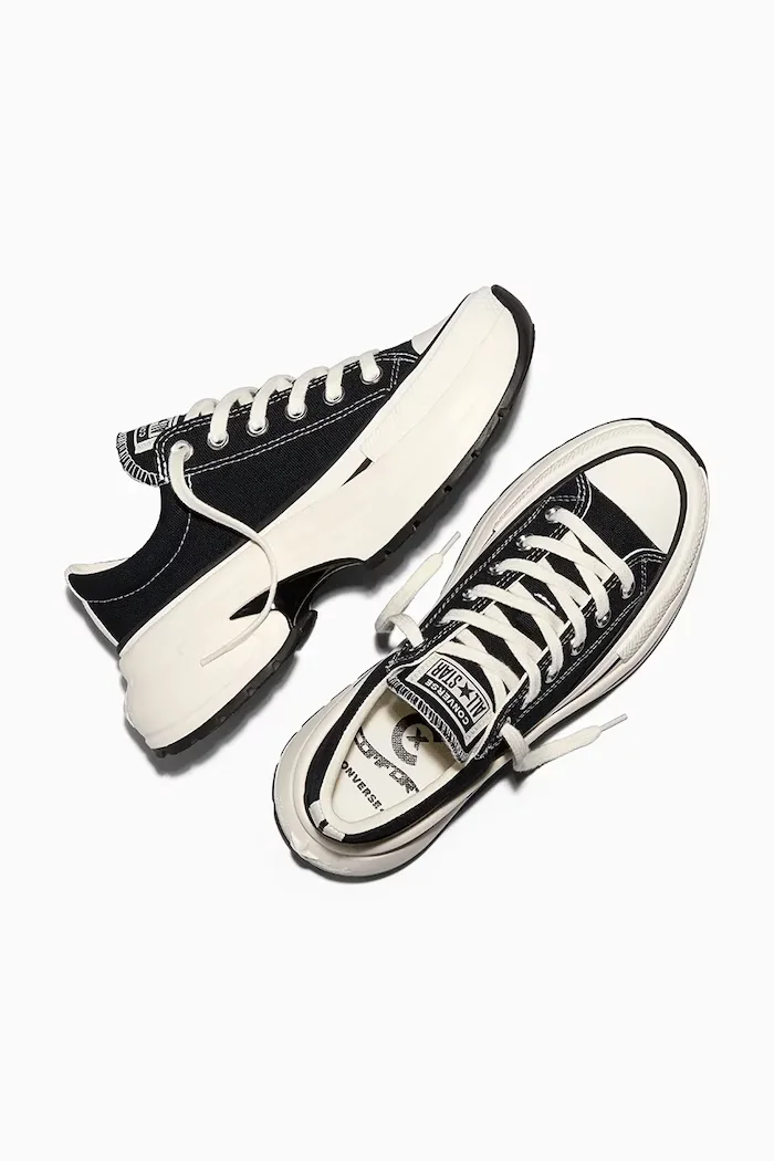 Converse Run Star Crush OX ниски кецове черни ниски с платформа A18465C