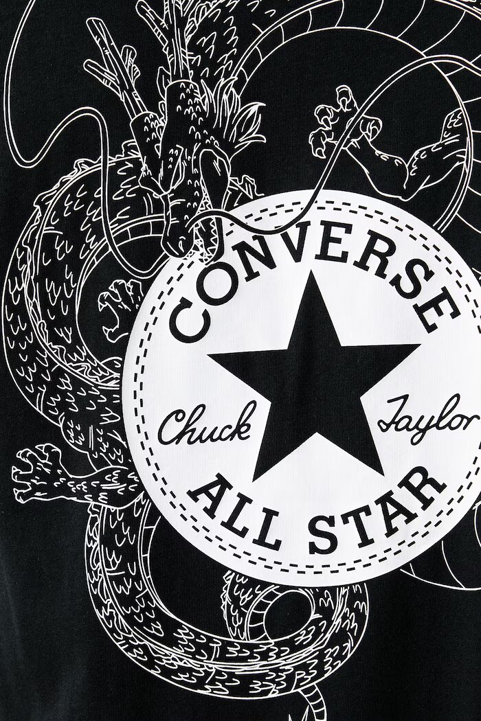 Converse тениска мъжка от памук x Dragon Ball Z черна CVM6T637