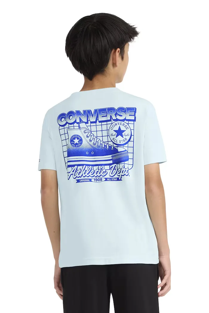 Converse тениска за деца от памук синя 9CH945