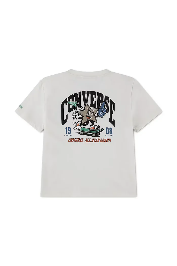 Converse тениска за деца с памук бяла 9CJ885