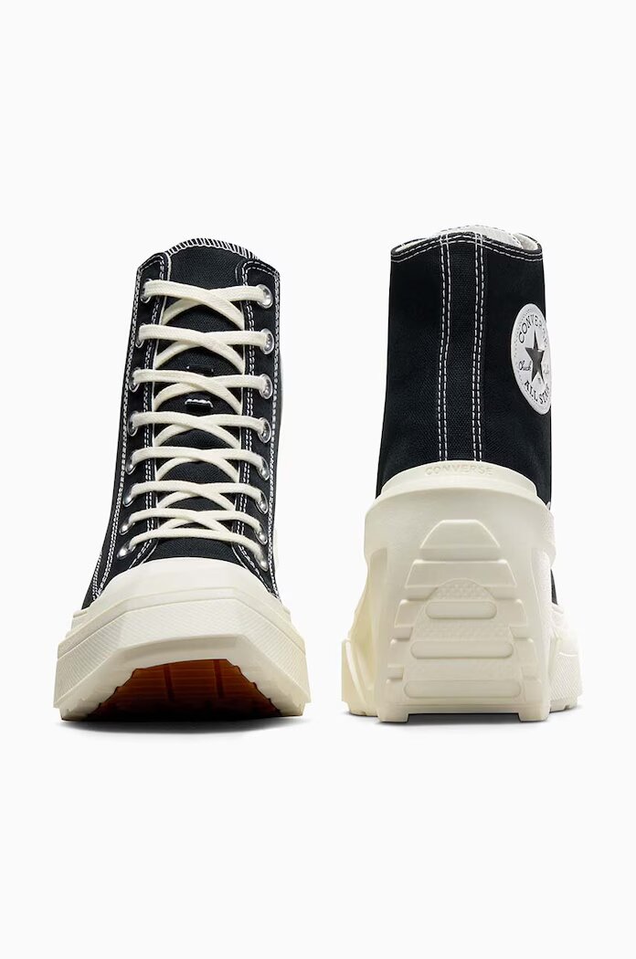 Converse Високи кецове Chuck 70 De Luxe Wedge в черно A06478C