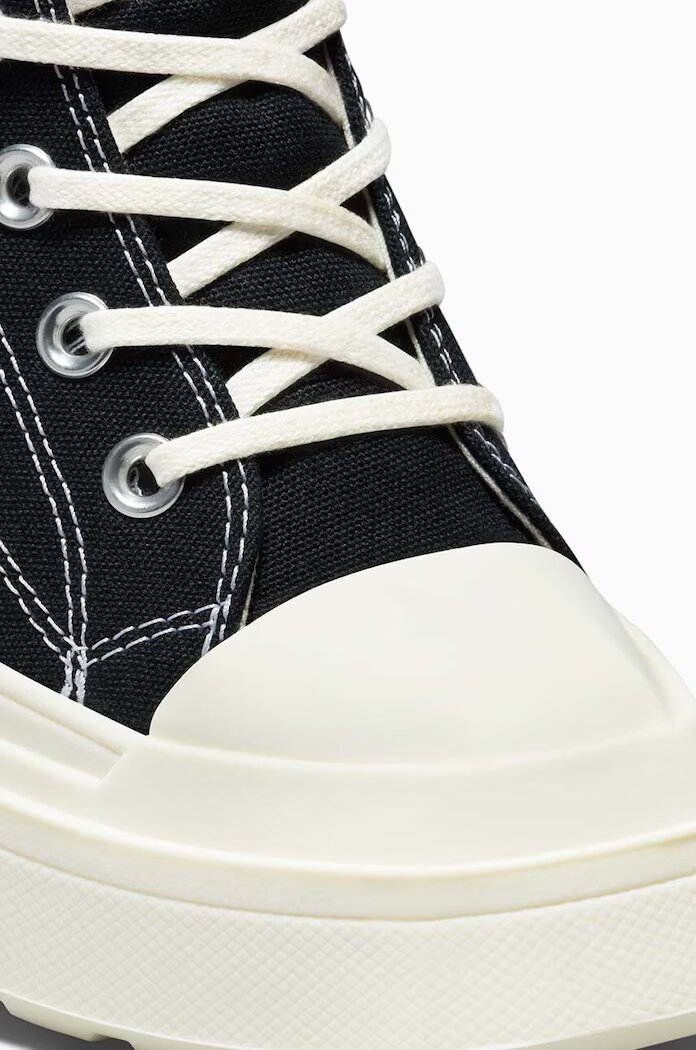 Converse Високи кецове Chuck 70 De Luxe Wedge в черно A06478C