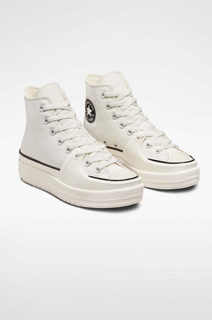 Converse Високи кецове Chuck Taylor All Star Construct в бяло A02832C