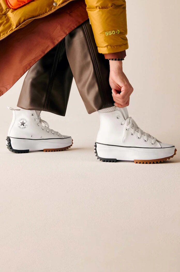 Converse Високи кецове Run Star Hike JWA в бяло
