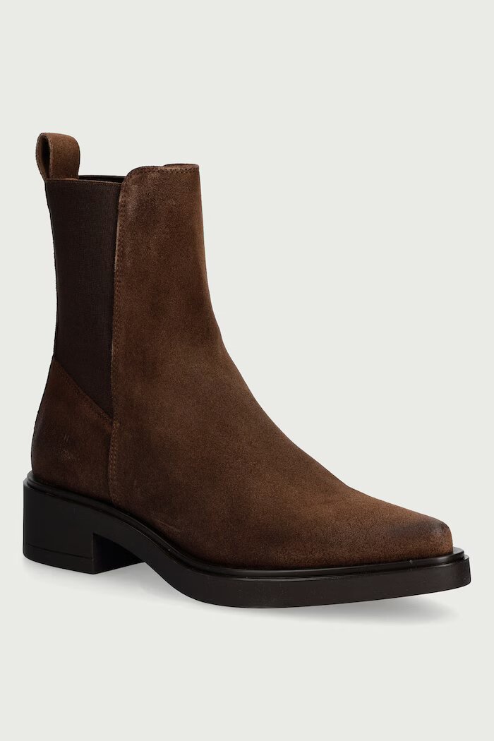 Copenhagen боти челси дамски от велур vintage suede кафяви CPH301