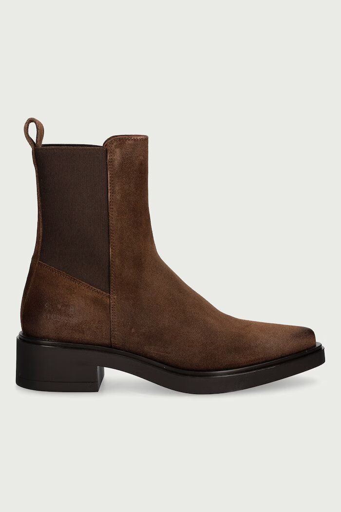 Copenhagen боти челси дамски от велур vintage suede кафяви CPH301