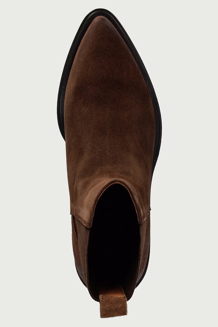 Copenhagen боти челси дамски от велур vintage suede кафяви CPH301