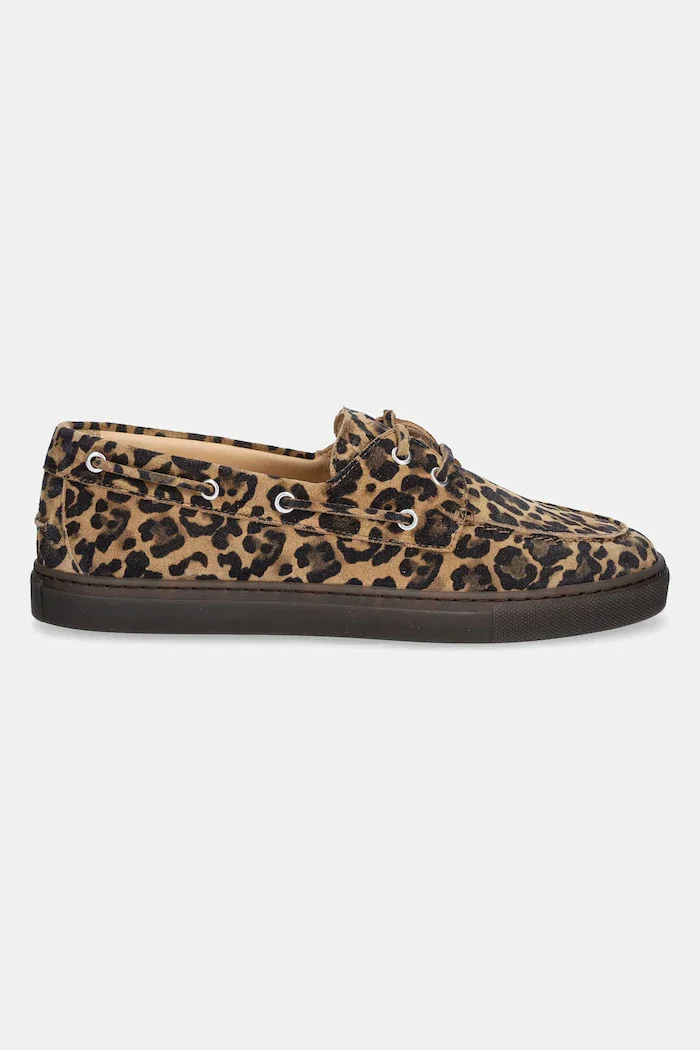 Copenhagen мокасини дамски от велур Suede off кафяви CPH160