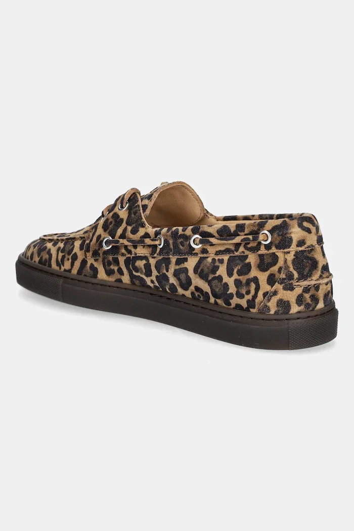 Copenhagen мокасини дамски от велур Suede off кафяви CPH160
