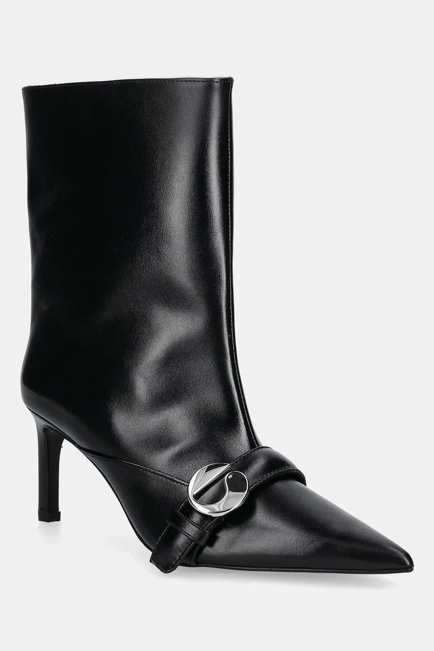 coperni Кожени боти Ankle Heeled Belt Boots