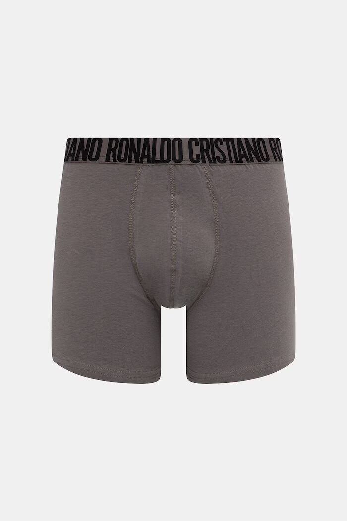 CR7 Cristiano Ronaldo боксерки мъжки от памук с еластан 3 броя сиви 8100-49-2792