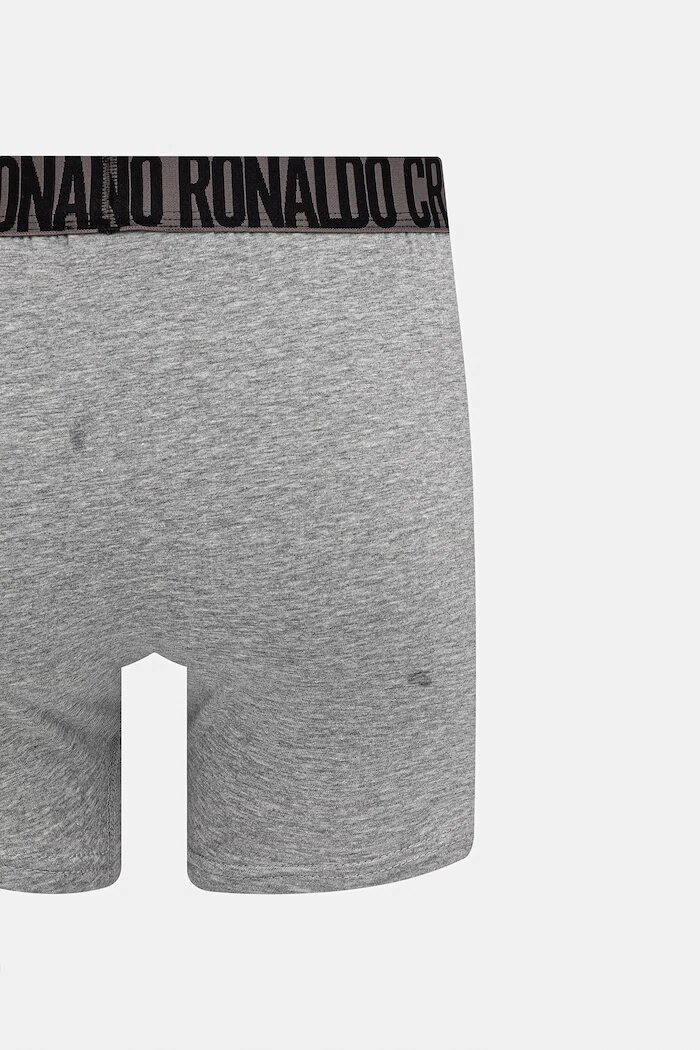 CR7 Cristiano Ronaldo боксерки мъжки от памук с еластан 3 броя сиви 8100-49-2792