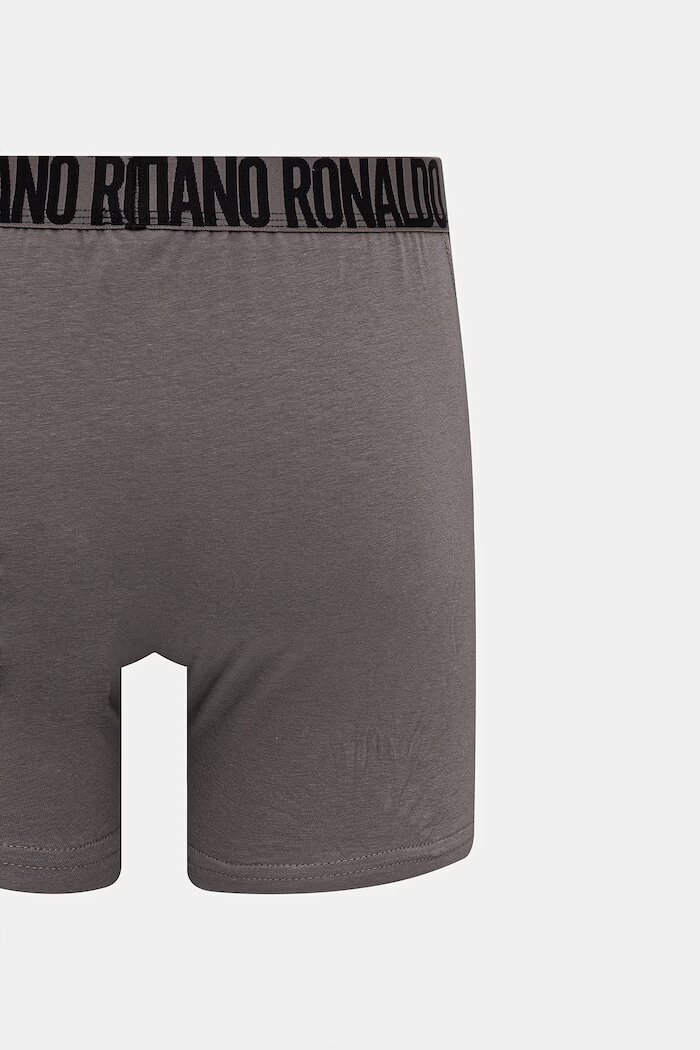 CR7 Cristiano Ronaldo боксерки мъжки от памук с еластан 3 броя сиви 8100-49-2792