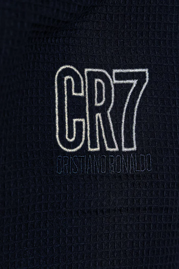 CR7 Cristiano Ronaldo Детски халат в тъмносиньо 8782
