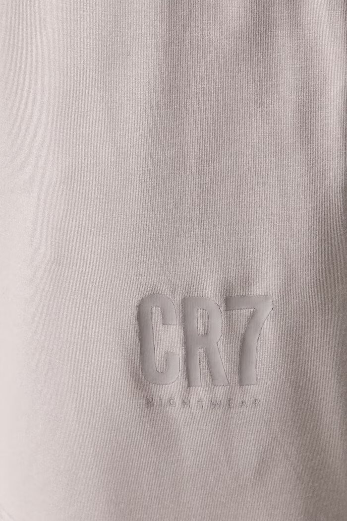 CR7 Cristiano Ronaldo пижама от две части мъжка с модал x MODAL CONCEPT бежова 8736-4107-1557