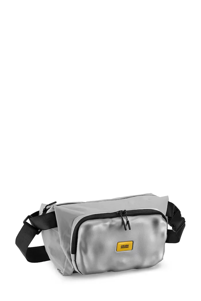 Crash Baggage чанта за кръста SOFT CROSSBODY 215x29x15 cm сребърна CB327