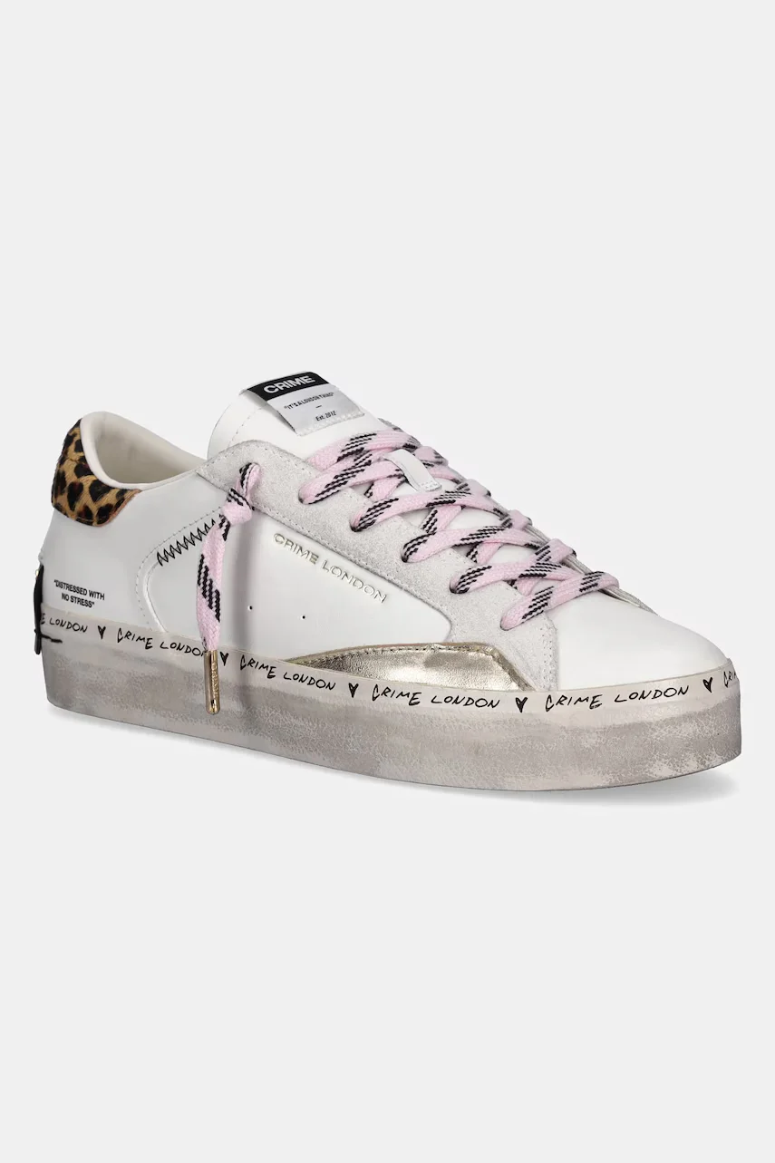 CRIME LONDON Кожени маратонки DISTRESSED