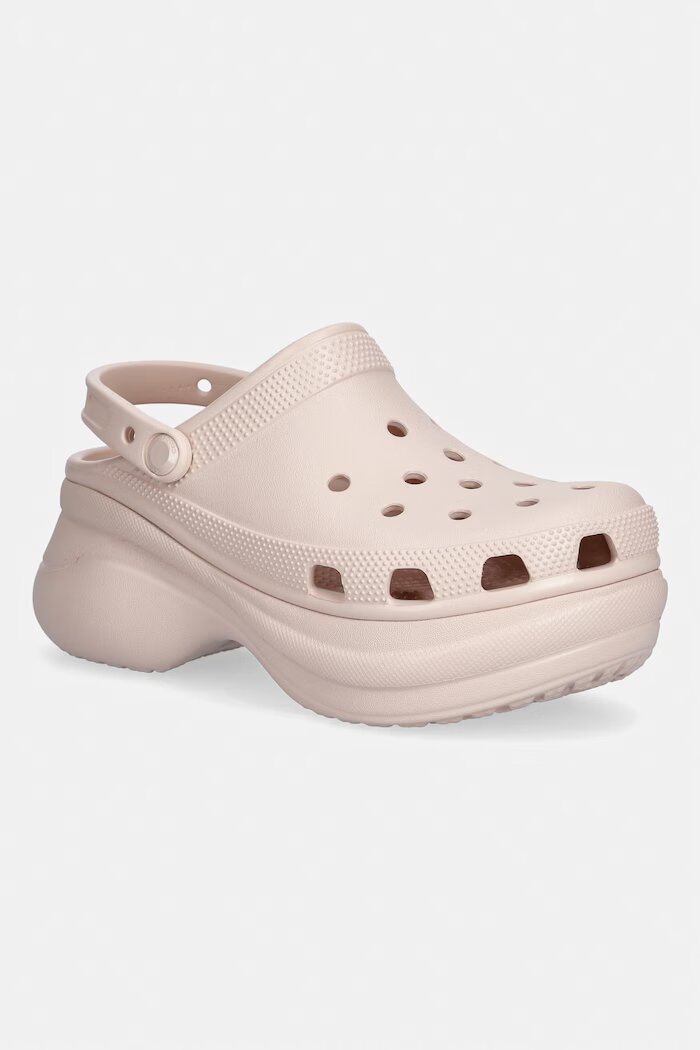 Crocs Чехли Bae Clog в розово с платформа 206302