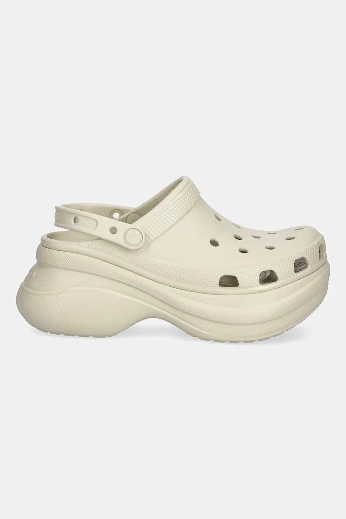 Crocs Чехли Classic Bae Clog в бежово с платформа 206302.2Y2