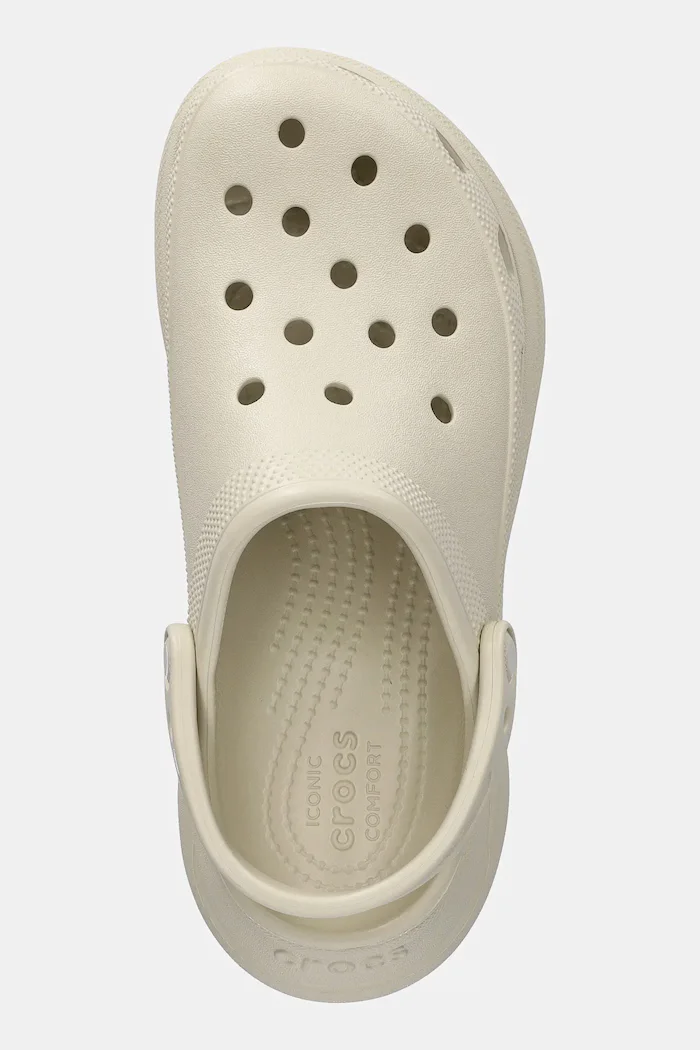 Crocs Чехли Classic Bae Clog в бежово с платформа 206302.2Y2