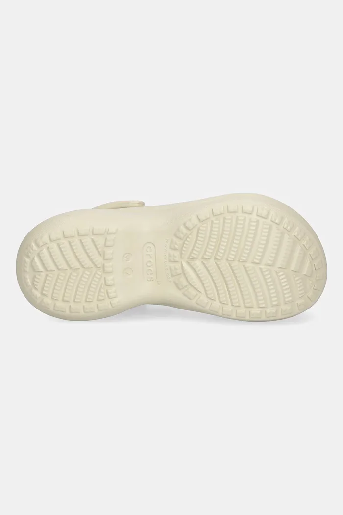 Crocs Чехли Classic Bae Clog в бежово с платформа 206302.2Y2