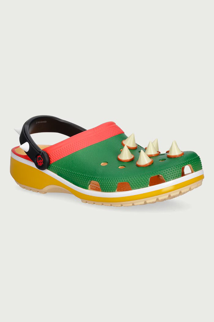 Crocs чехли Classic Bowser Iam Clog зелени 212135
