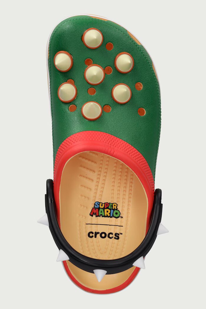 Crocs чехли Classic Bowser Iam Clog зелени 212135