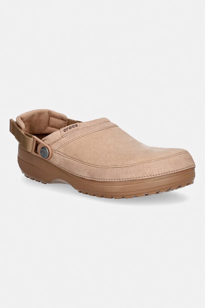 Crocs чехли Classic Crafted Vegan Suede Cg кафяви 211930