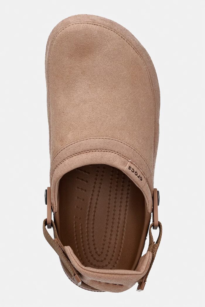 Crocs чехли Classic Crafted Vegan Suede Cg кафяви 211930