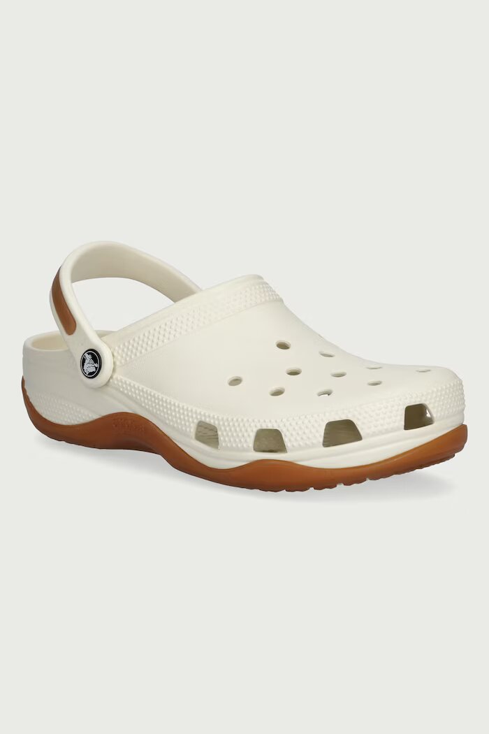 Crocs чехли Classic Evo Gum Clog бежови 214361
