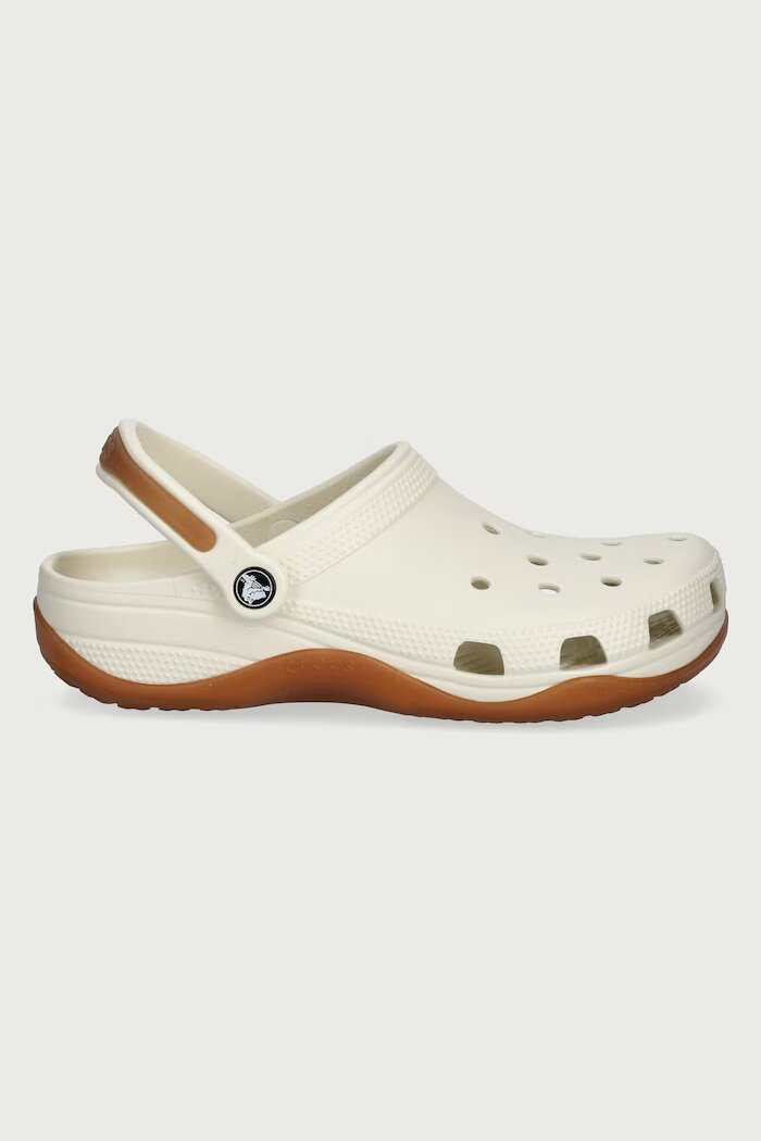 Crocs чехли Classic Evo Gum Clog бежови 214361
