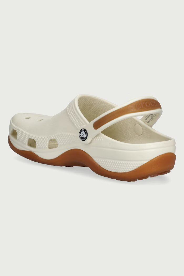 Crocs чехли Classic Evo Gum Clog бежови 214361