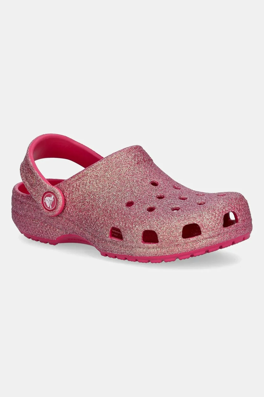 Crocs Чехли CLASSIC IRIDESCENT GLITTER CLOG KIDS