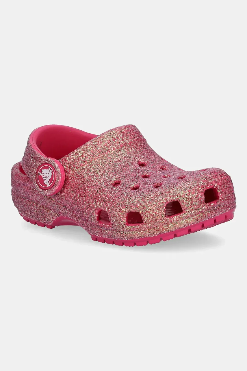 Crocs Чехли CLASSIC IRIDESCENT GLITTER CLOG KIDS