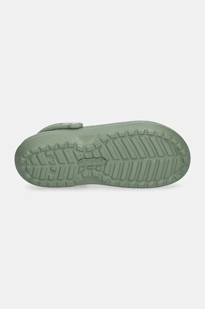 Crocs Чехли Classic Lined Clog в зелено 203591
